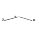 Douchegreep 71 x 8 cm, RVS/zilver