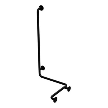 Douchehandgreep 66 x 118 cm, zwart