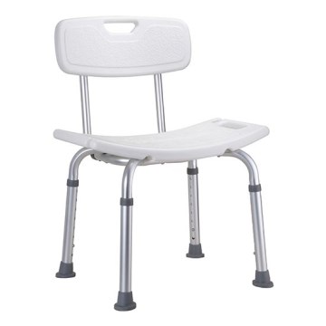 Douchekruk 51x67 cm zilver/wit