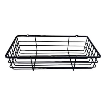 Douchewandplank 12x25 cm zwart