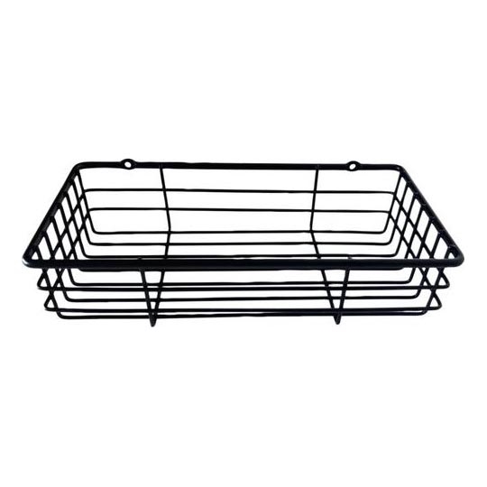 Douchewandplank 12x25 cm zwart