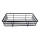 Douchewandplank 12x25 cm zwart