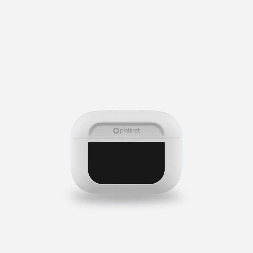 Draadloos earphones met LCD scherm wit