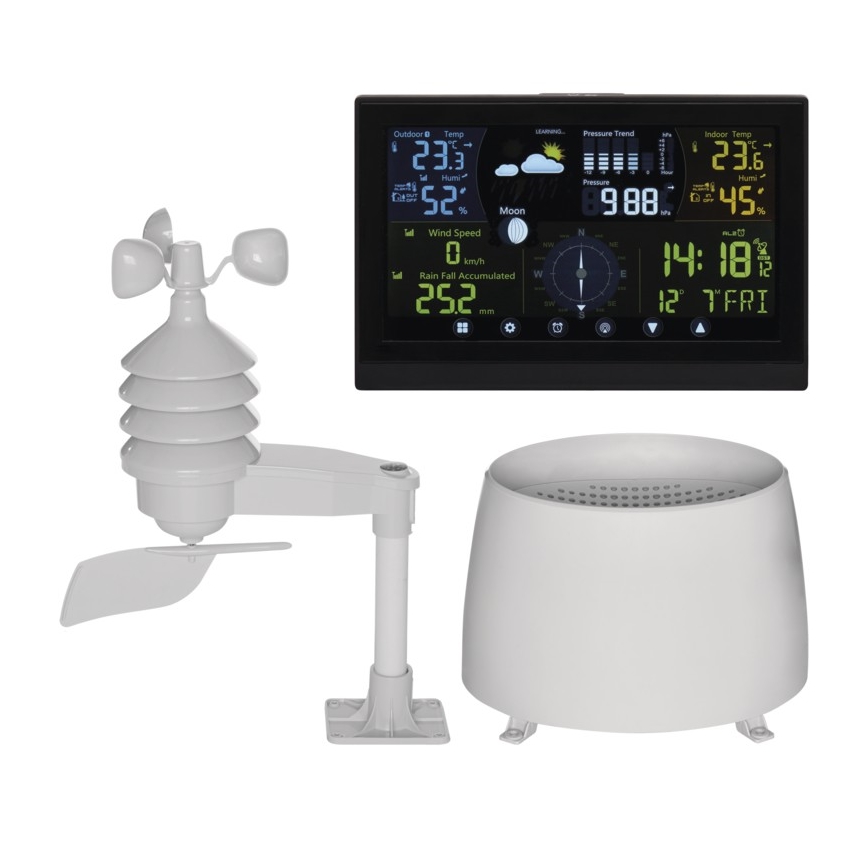 Draadloos weerstation 3 × 1,5 V AAA