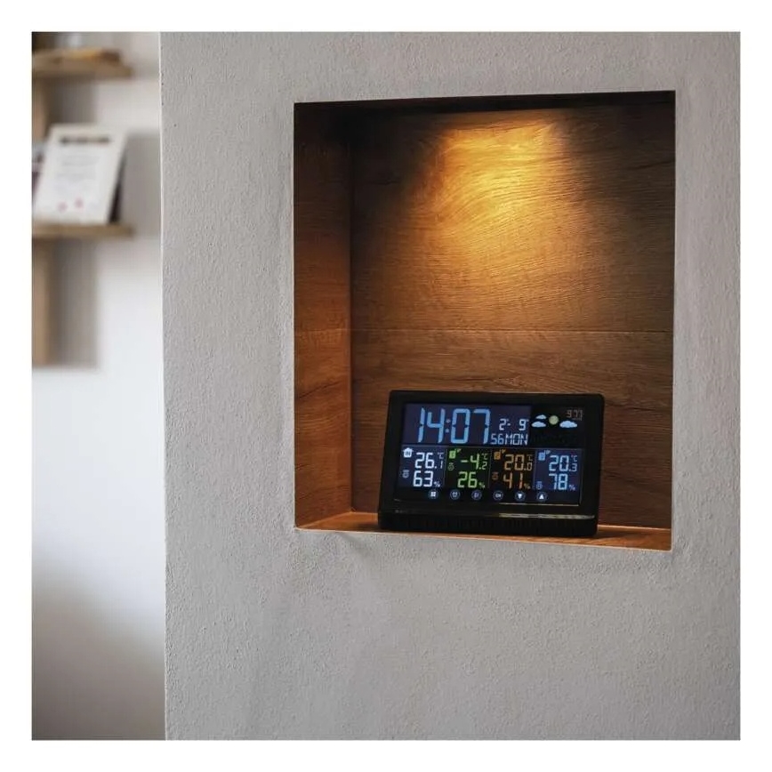 Draadloos weerstation 5V/3xAAA + 2xAAA