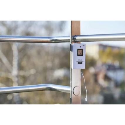 Draadloos weerstation met wekker 5V/3xAAA + 2xAAA zwart
