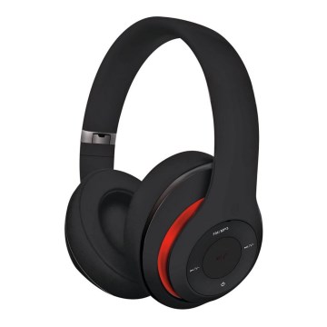 Draadloze Bluetooth-hoofdtelefoon 400 mAh zwart