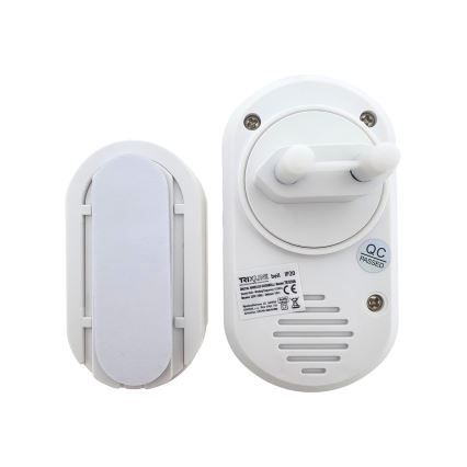 Draadloze deurbel met stekker BELL 230V + 1x23A bruin