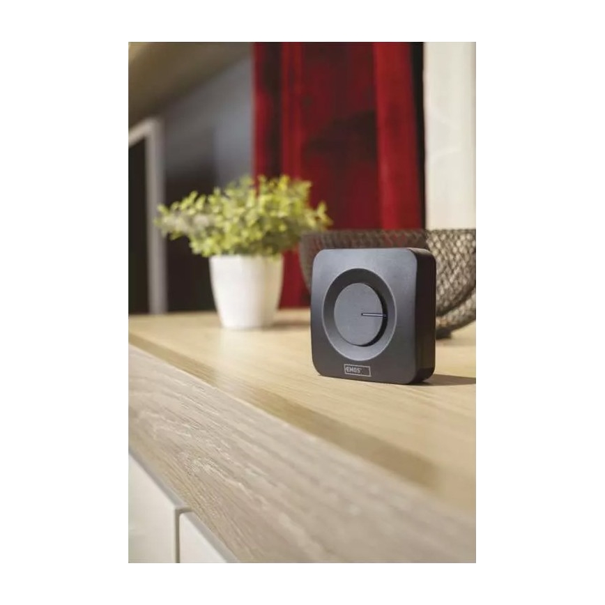 Draadloze Deurbel op Batterijen 3xAAA IP56 zwart