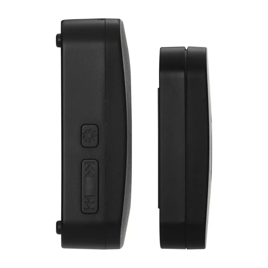 Draadloze Deurbel op Batterijen 3xAAA IP56 zwart