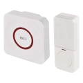 Draadloze deurbel voor in het stopcontact GoSmart 230V + 1xCR2032 wit Wi-Fi