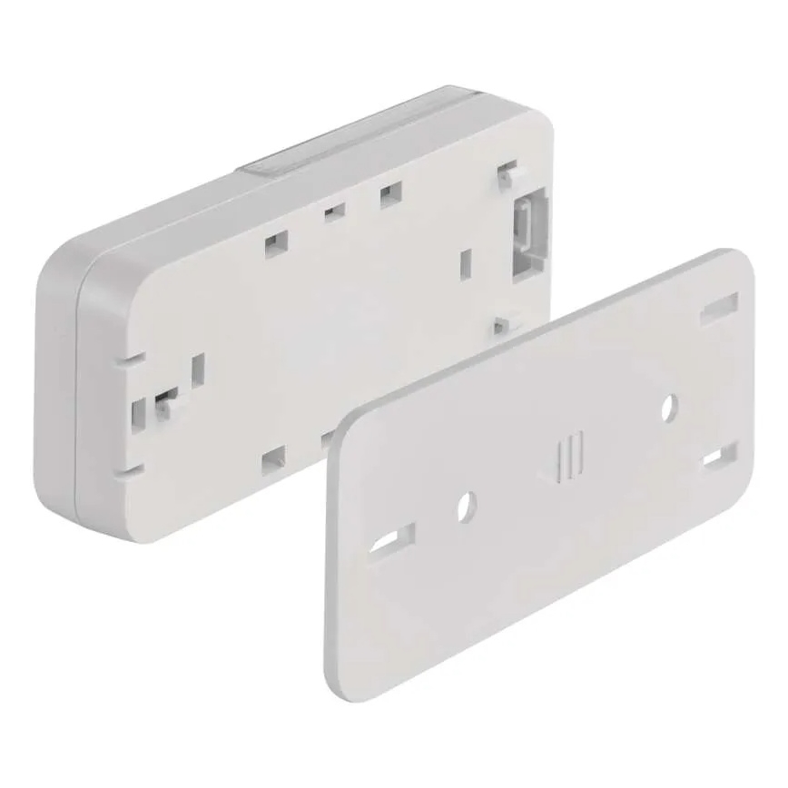 Draadloze deurbel voor stopcontact 230V + 1x CR2032, wit