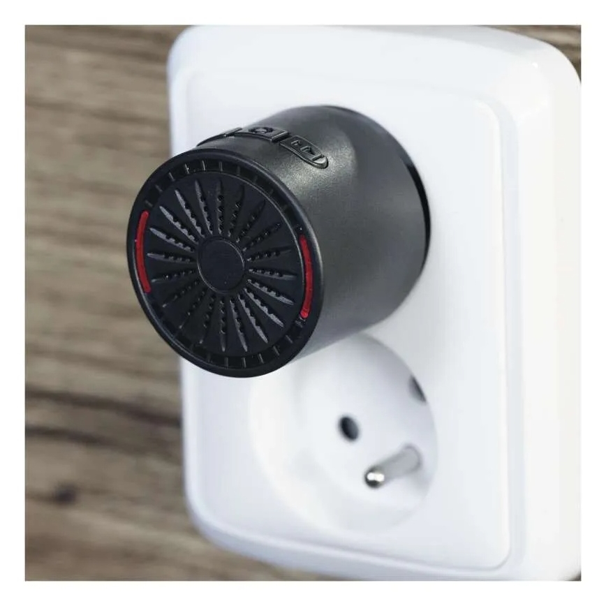 Draadloze deurbel voor stopcontact 230V + 1xCR2032 zwart