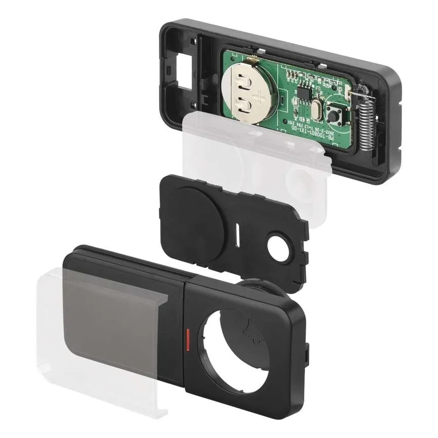 Draadloze deurbel voor stopcontact 230V + 1xCR2032 zwart