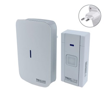 Draadloze deurbel voor stopcontact BELL 230V + 1x23A wit