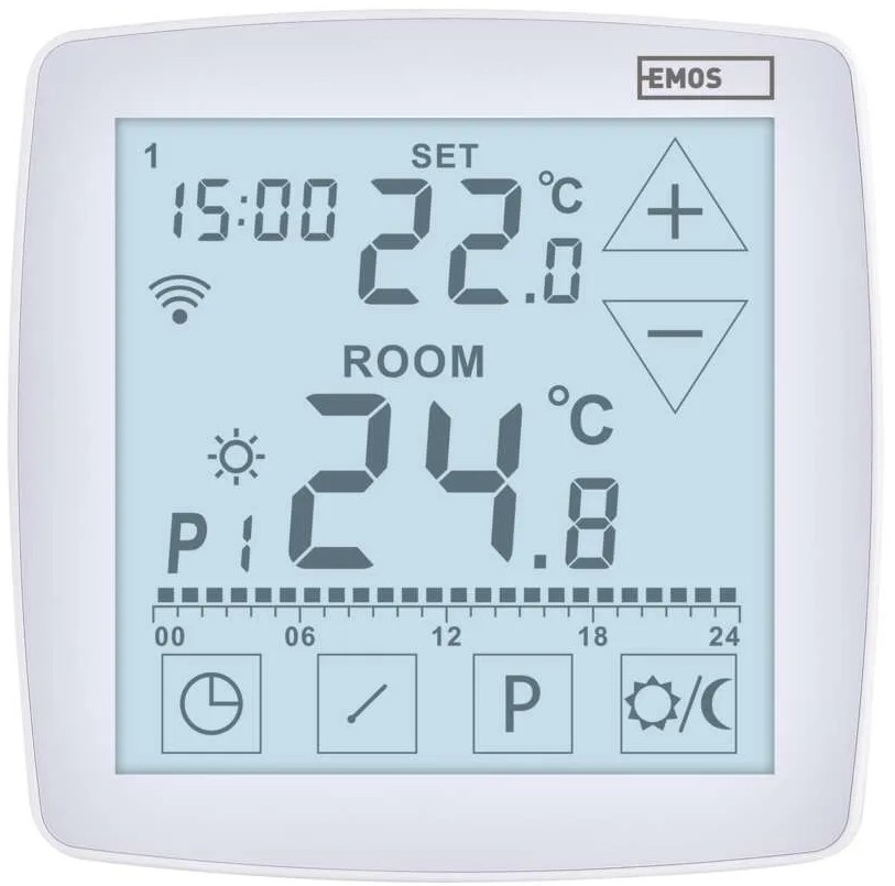 Draadloze digitale thermostaat GoSmart 230V/16A Wi-Fi Tuya