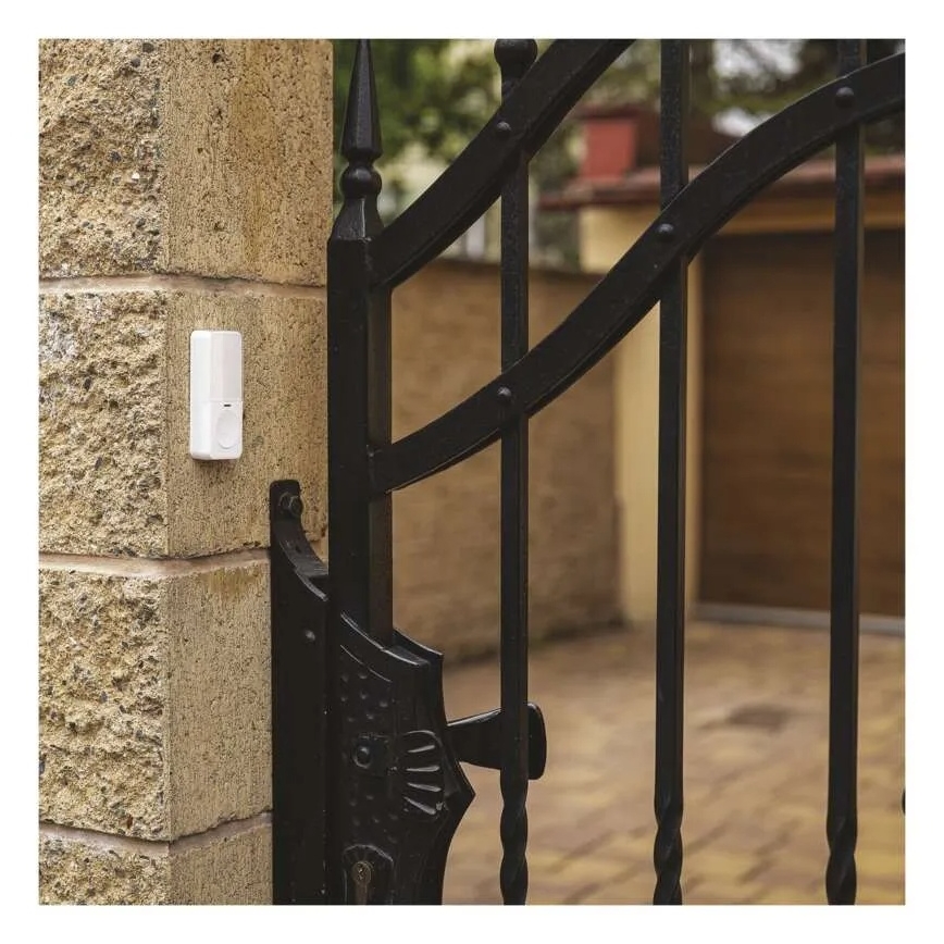 Draadloze inbouwdeurbel 230V + 1xCR2032 wit