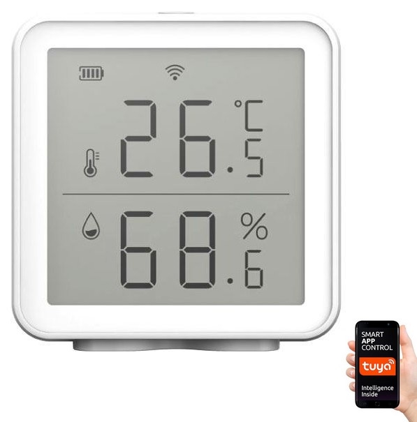 Draadloze thermometer met een vochtigheidsmeter 3xAA Wi-Fi Tuya