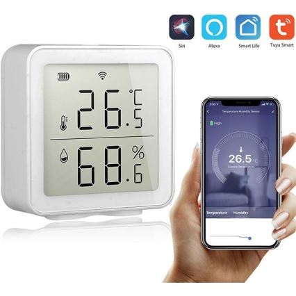 Draadloze thermometer met een vochtigheidsmeter 3xAA Wi-Fi Tuya