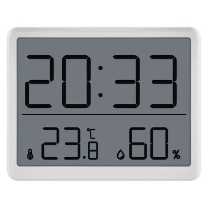 Draadloze thermometer met vochtigheidsmeter 1xCR2032 wit