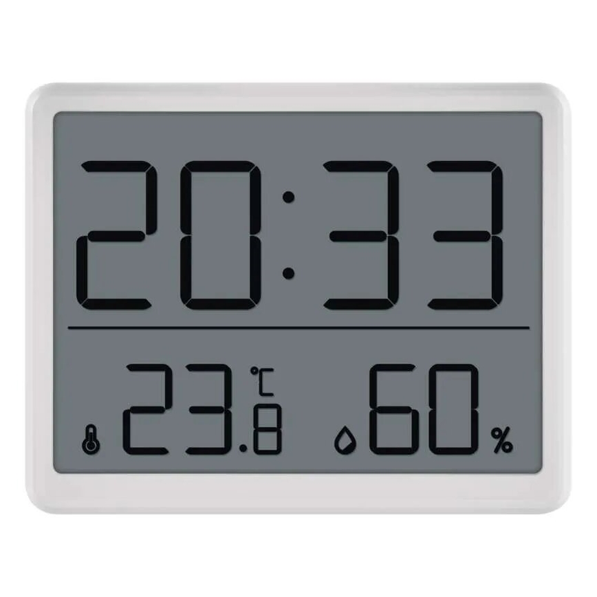 Draadloze thermometer met vochtigheidsmeter 1xCR2032 wit