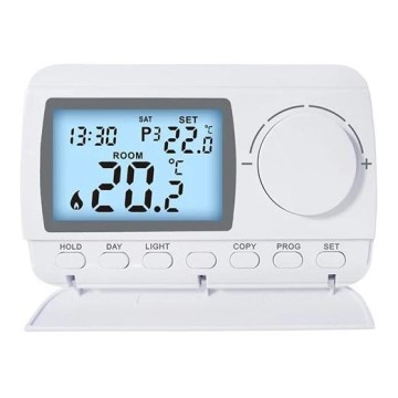 Draadloze thermostaat – 2x AA-batterijen en 230 V