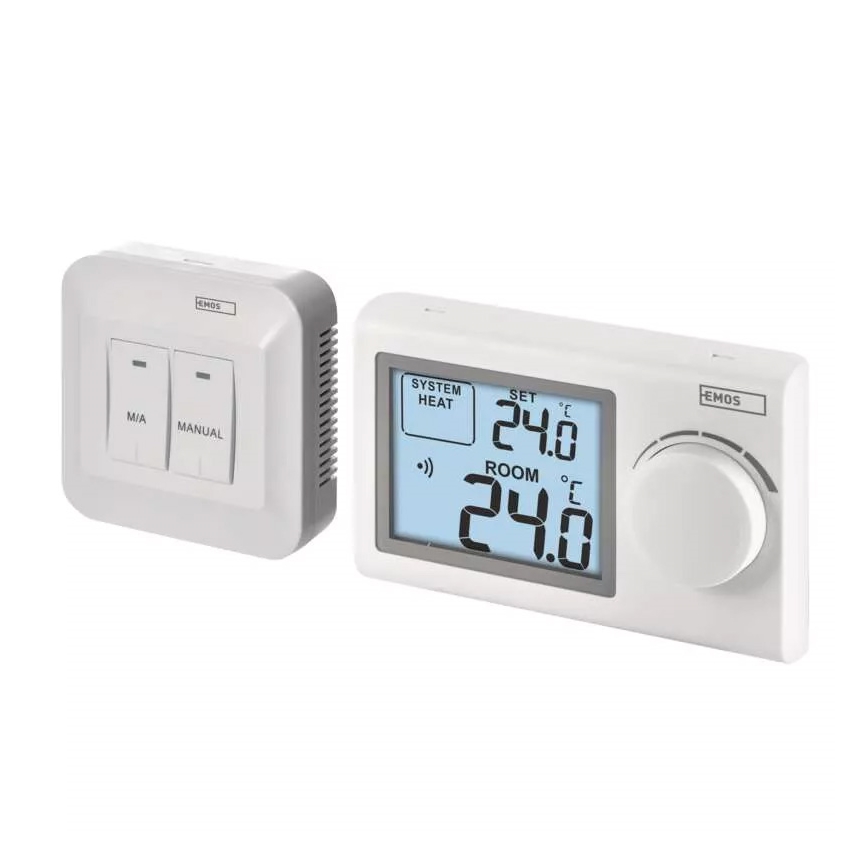 Draadloze thermostaat 2xAAA