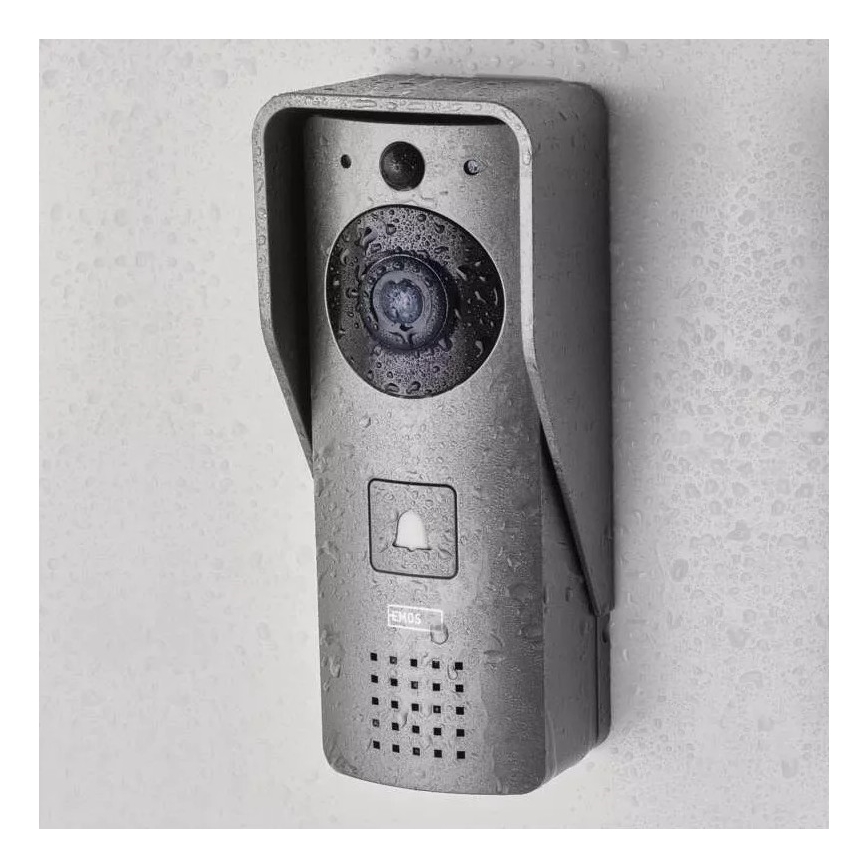 Draadloze video-deurbel met bewegingssensor GoSmart 12V/3xAA IP44 Wi-Fi Tuya