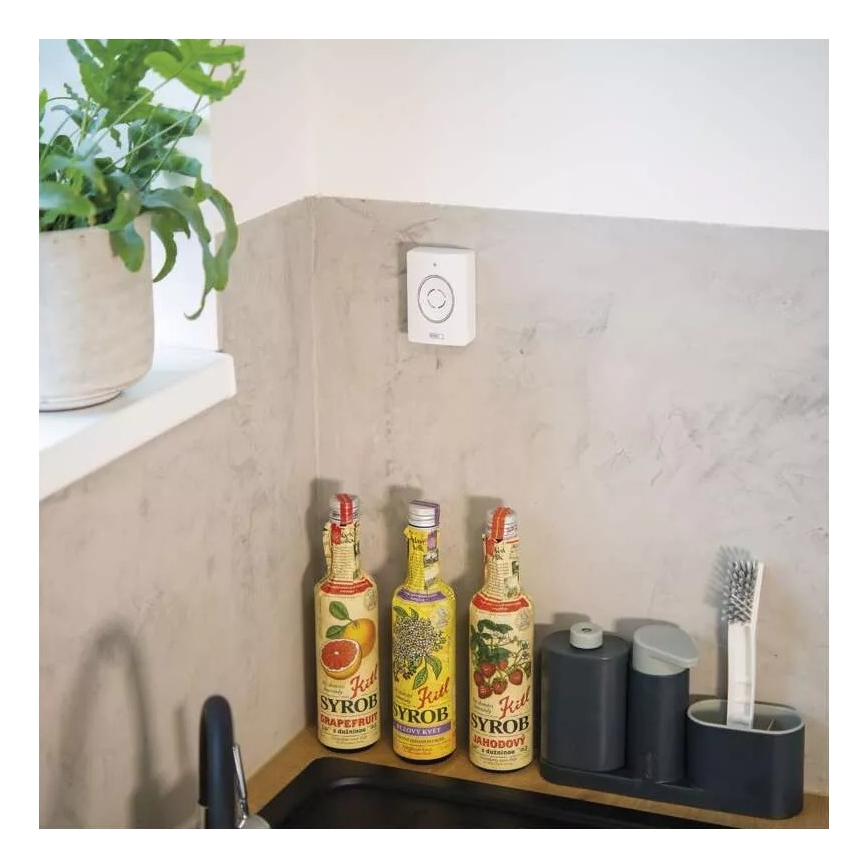 Draadloze video-deurbel met bewegingssensor GoSmart 12V/3xAA IP44 Wi-Fi Tuya