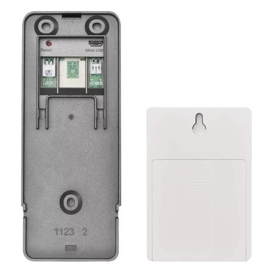 Draadloze video-deurbel met bewegingssensor GoSmart 12V/3xAA IP44 Wi-Fi Tuya