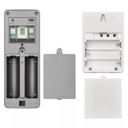 Draadloze video-deurbel met bewegingssensor GoSmart 12V/3xAA IP44 Wi-Fi Tuya