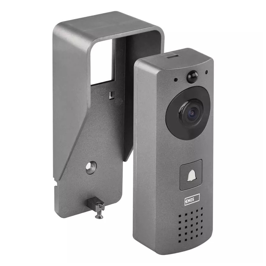 Draadloze video-deurbel met bewegingssensor GoSmart 12V/3xAA IP44 Wi-Fi Tuya