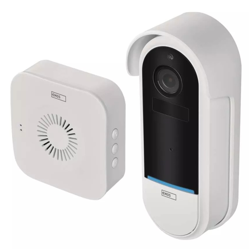Draadloze video-deurbel met bewegingssensor GoSmart 5V 3xAA IP65 Wi-Fi Tuya