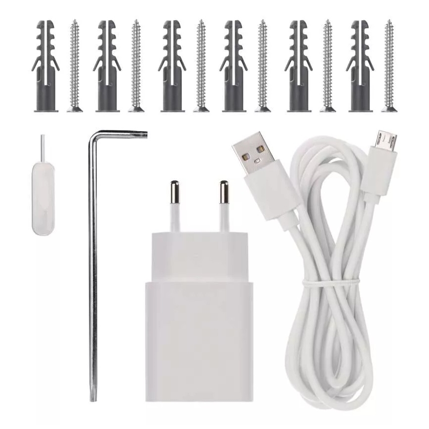 Draadloze video-deurbel met bewegingssensor GoSmart 5V 3xAA IP65 Wi-Fi Tuya