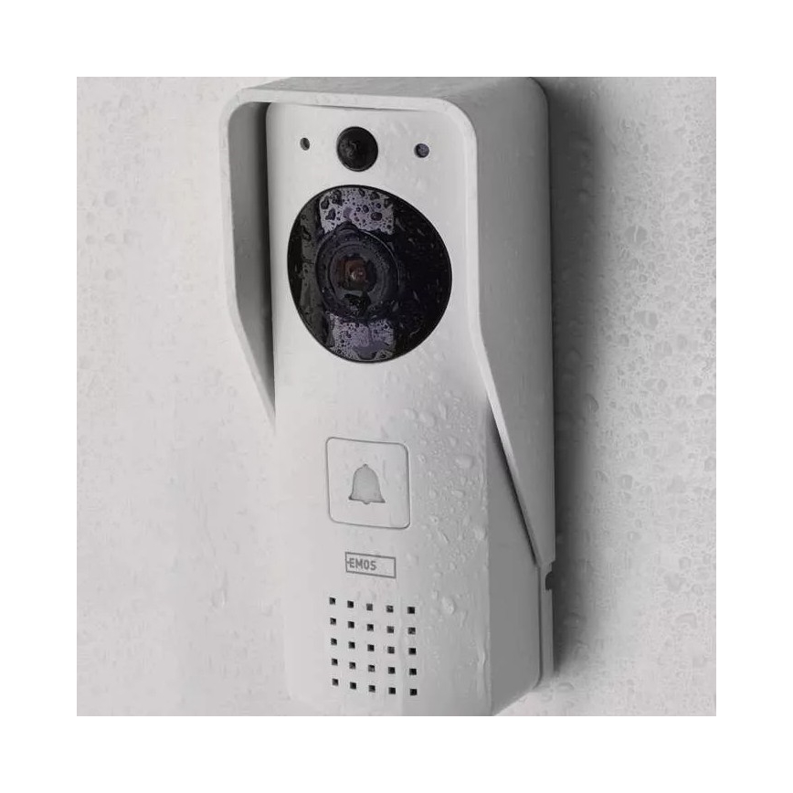 Draadloze video deurbel met een zonnepaneel GoSmart 4400 mAh 3xAA IP44 Wi-Fi Tuya