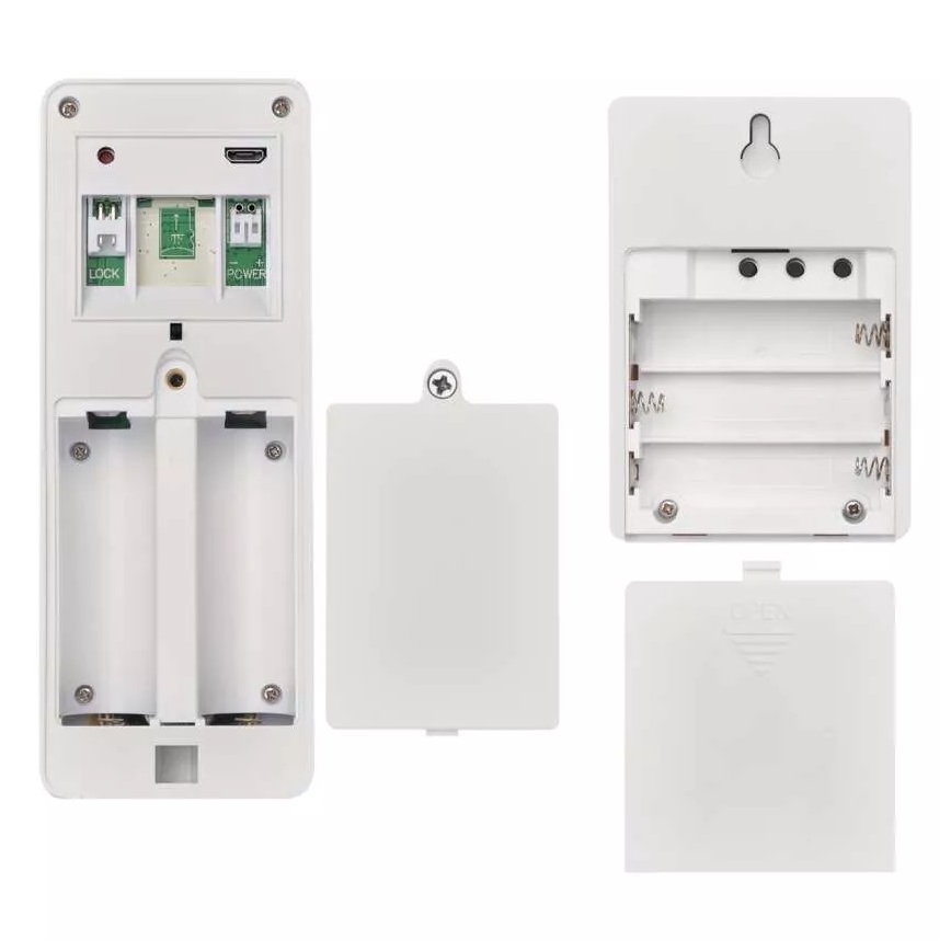 Draadloze video deurbel met een zonnepaneel GoSmart 4400 mAh 3xAA IP44 Wi-Fi Tuya