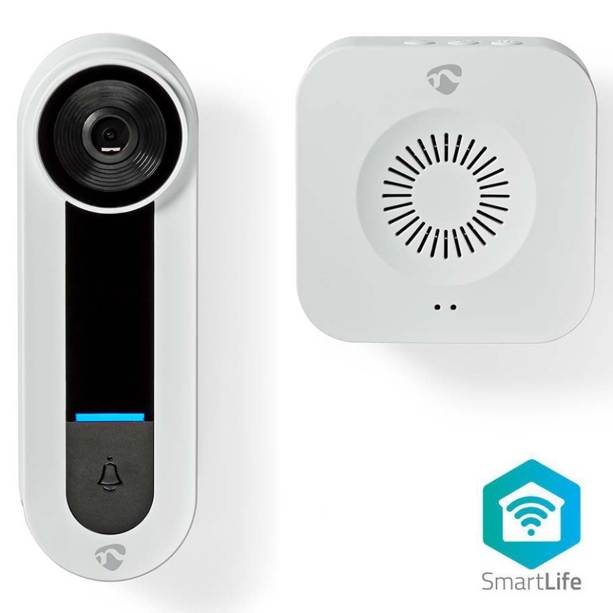 Draadloze video deurbel met sensor Full HD 1536p 3xAA Wi-Fi IP65