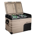 Draagbaar autokoelkast met LCD scherm 39 l 230V/12V/24V bruin