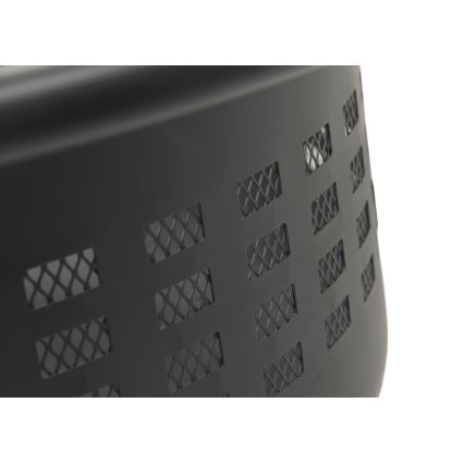 Draagbaar hout kampvuur met rooster zwart