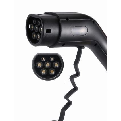 Draagbaar laadstation voor elektrische auto's EV/PHEV AC Type 2 32A/400V 22 kW IP55 5 m kabel + 230V adapter 3,7 kW + opberghoes