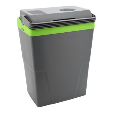 Draagbare autokoelbox 22 l 55W/12V/230V grijs/groen