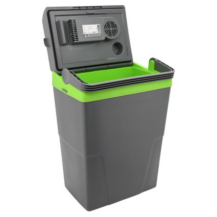 Draagbare autokoelbox 22 l 55W/12V/230V grijs/groen