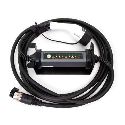 Draagbare oplader voor elektrische auto's met 4 Type 2 adapters 32A/480V 22kW 5m IP67