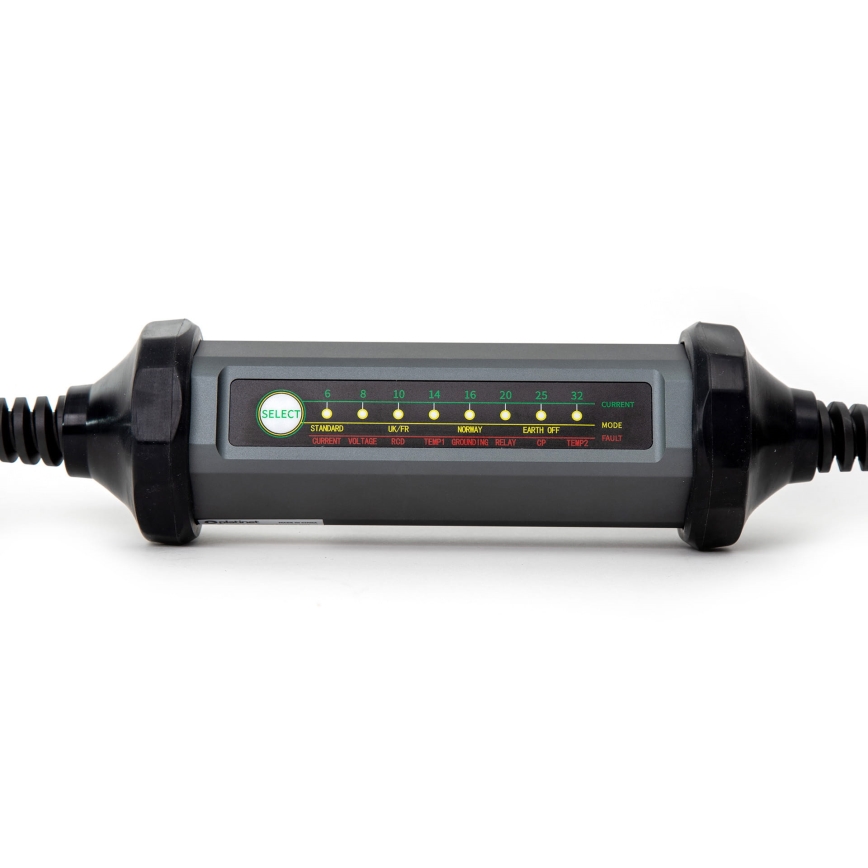 Draagbare oplader voor elektrische auto's met 4 Type 2 adapters 32A/480V 22kW 5m IP67