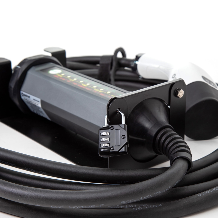 Draagbare oplader voor elektrische auto's met 4 Type 2 adapters 32A/480V 22kW 5m IP67