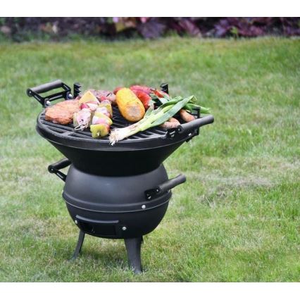 Draagbare grill 35 cm