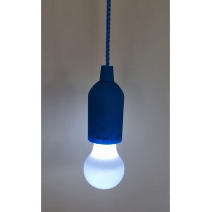 Draagbare LED Lamp LED/1W/3xAAA blauw