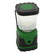 Draagbare LED Lamp LED/3xLR20 IP44 zwart/groen