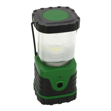 Draagbare LED Lamp LED/3xLR20 IP44 zwart/groen