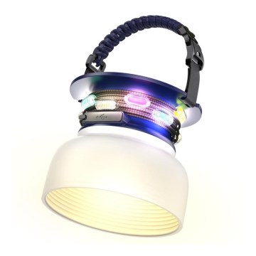 Draagbare LED RGB zonne-oplaadlamp met LED-lichtsnoer LED/10W/5V 3600 mAh IP65 3600 mAh